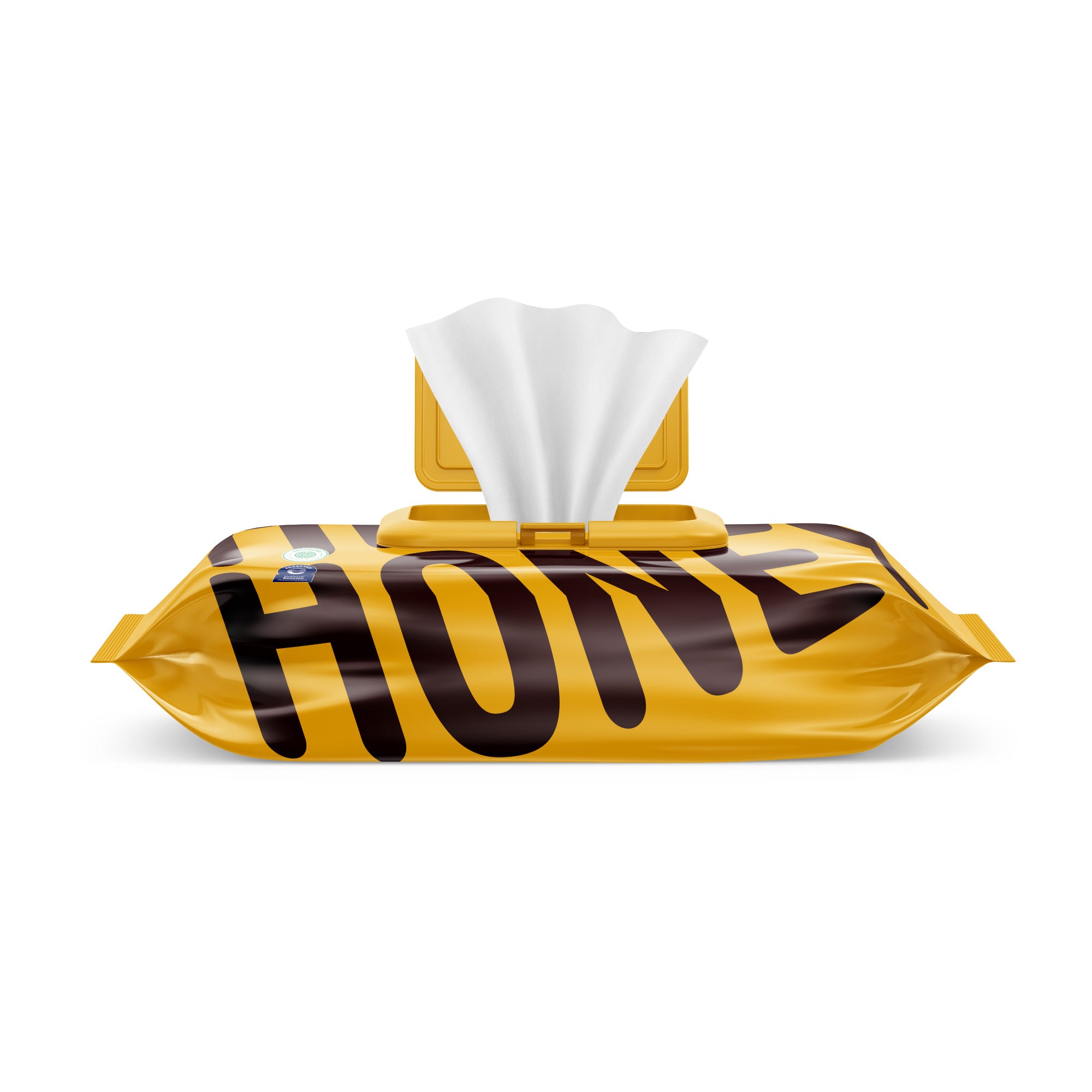 Toallitas húmedas Hello Honey, 99.9% agua con un toque de miel, ingredientes naturales